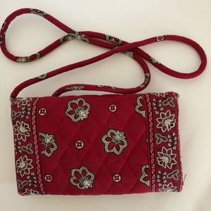 Vera Bradley long strapped wallet